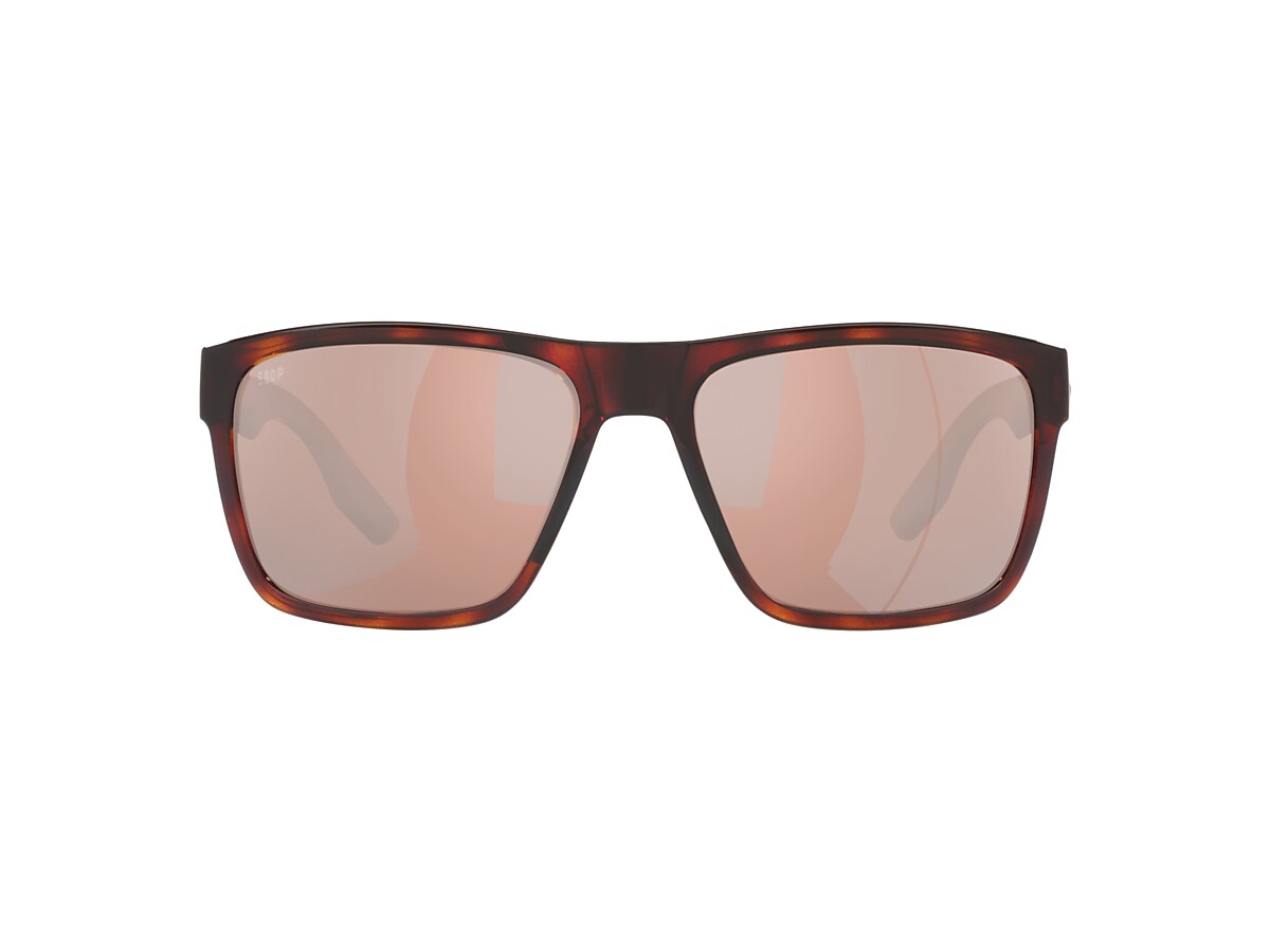 Paunch XL Polarized Sunglasses in Copper Silver Mirror | Costa Del  