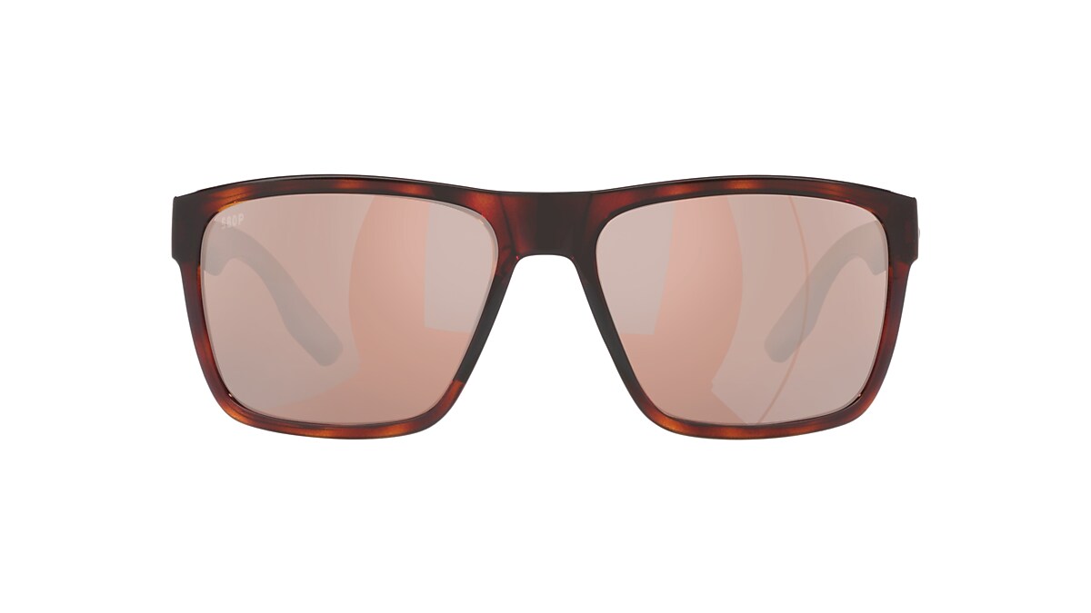 Paunch XL Polarized Sunglasses in Copper Silver Mirror | Costa Del 