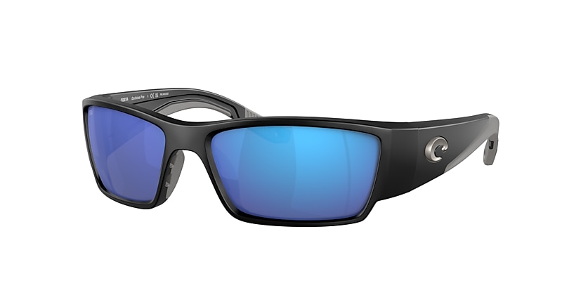 Fisch Polarized Sunglasses in Blue Mirror