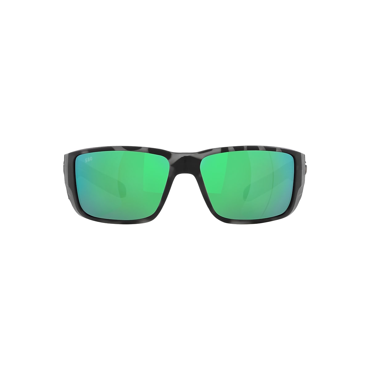 Sea Striker Skipper Polarized Sunglasses - Black Frame - Green