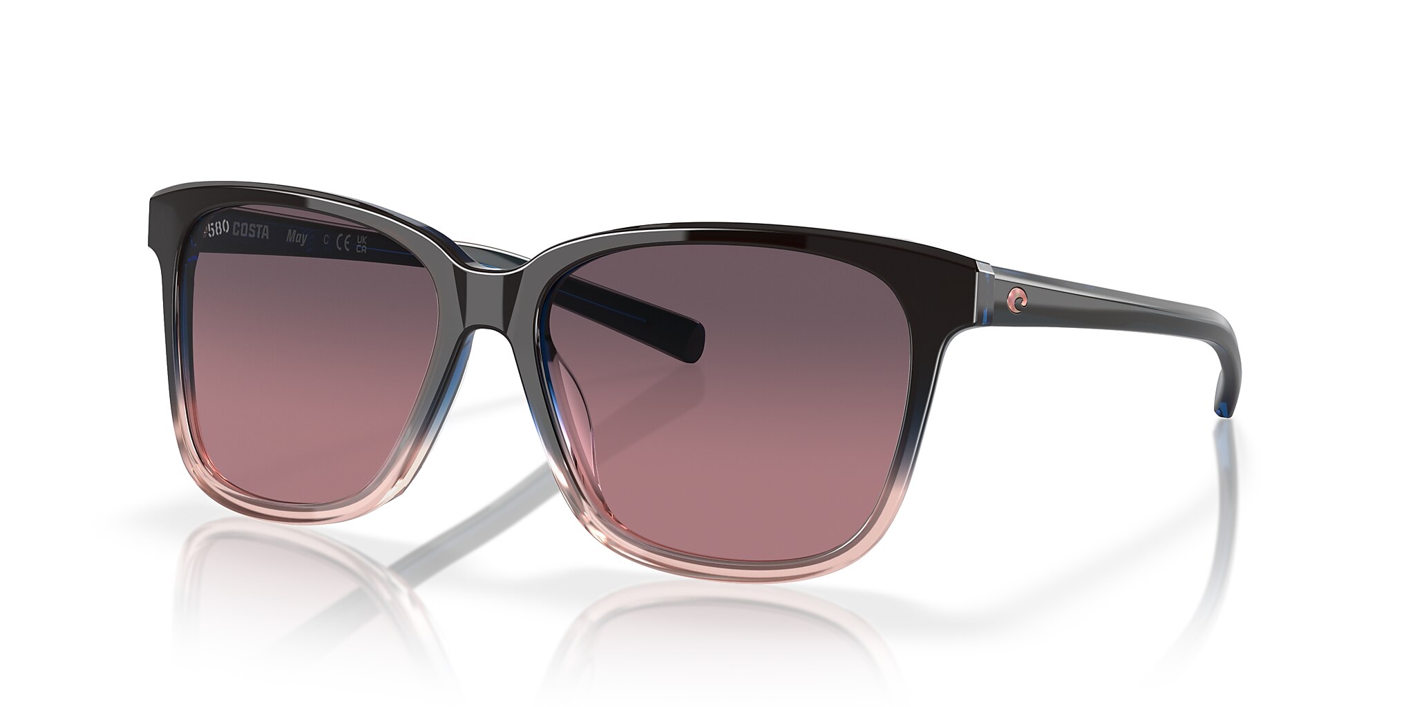 May Polarized Sunglasses in Rose Gradient | Costa Del Mar®