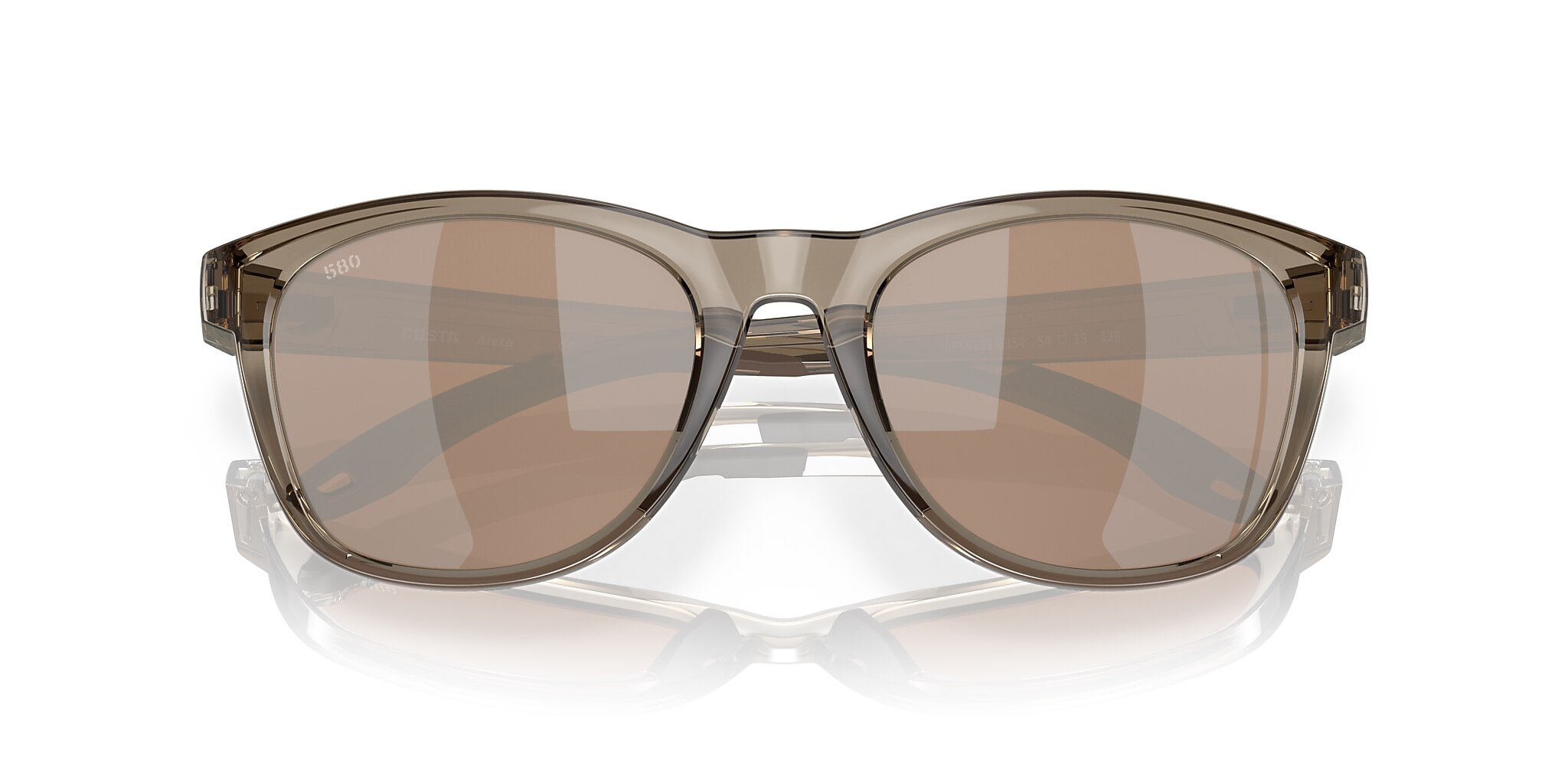 Aleta Polarized Sunglasses in Copper Silver Mirror | Costa Del Mar®