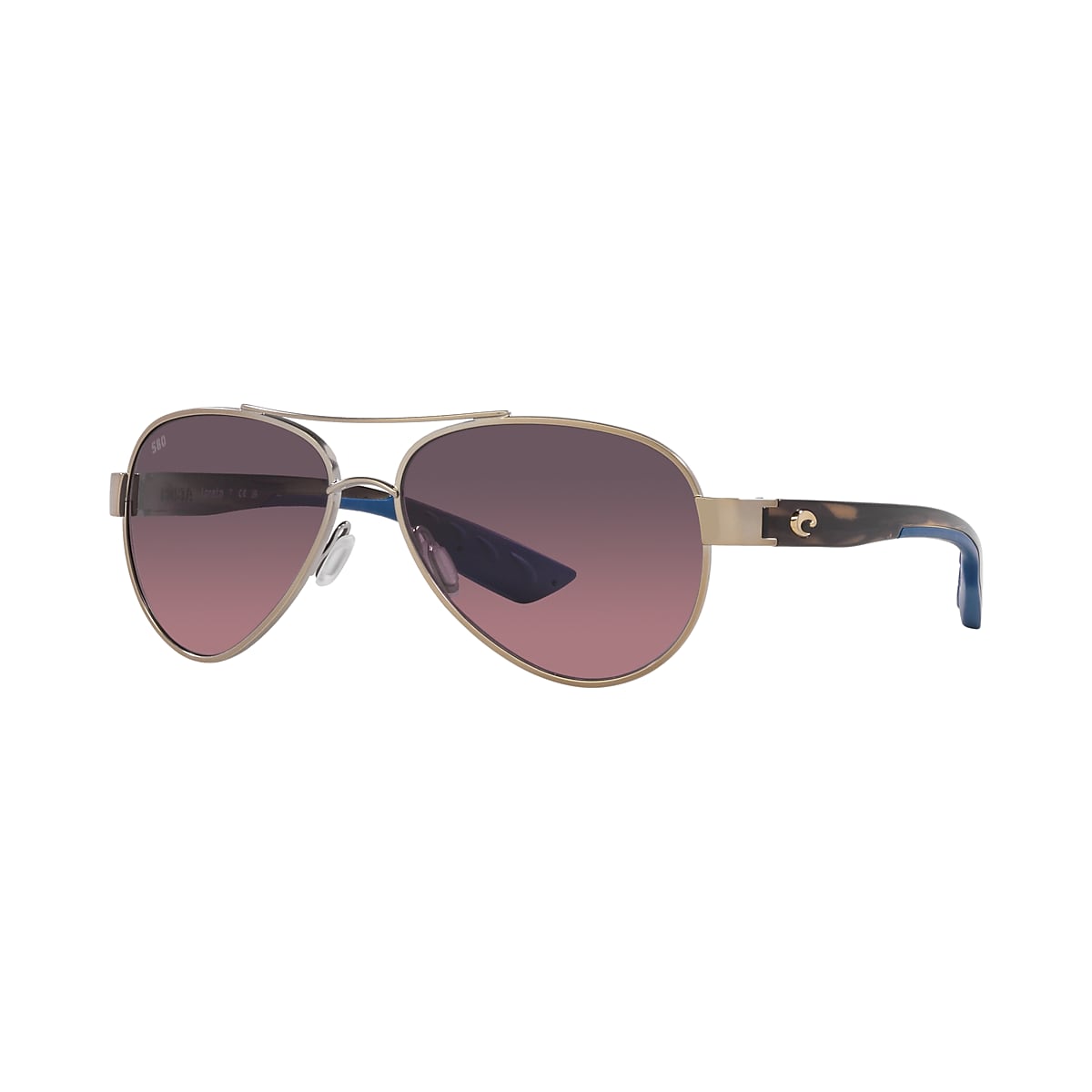 Loreto Polarized Sunglasses in Rose Gradient Costa Del Mar US