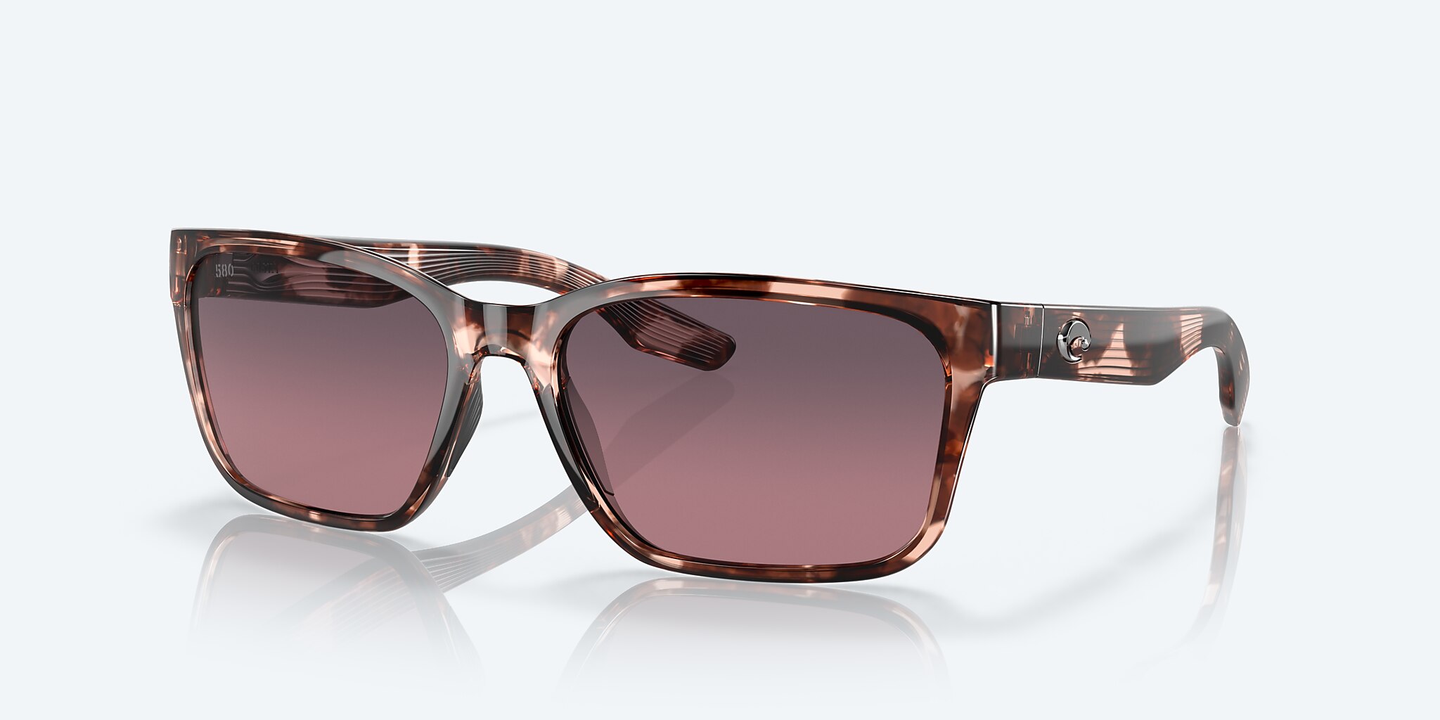 Palmas Polarized Sunglasses in Rose Gradient