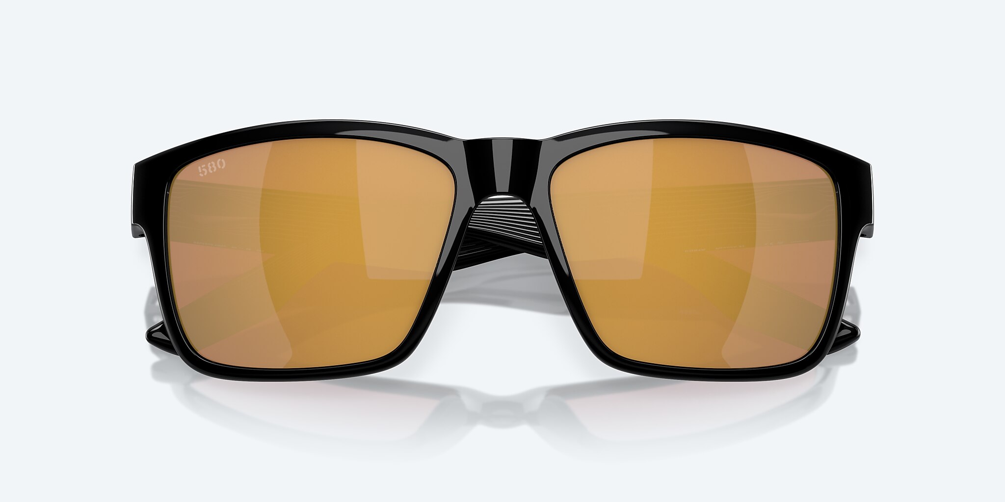 Paunch XL Polarized Sunglasses in Gold Mirror