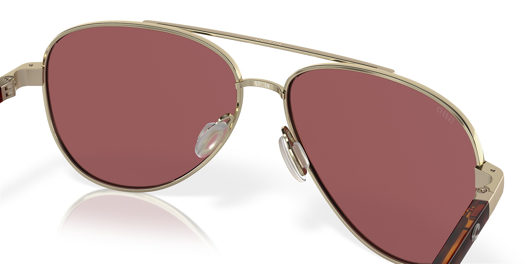 Peli Polarized Sunglasses in Gold Mirror | Costa Del Mar®